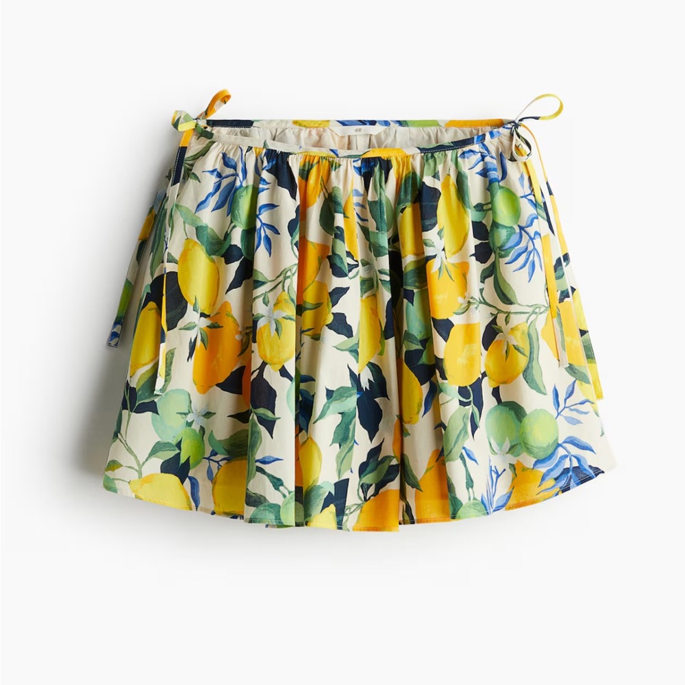 H&M Lemon print Skirt